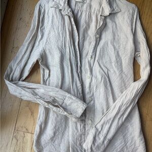 J. Crew Light Gray Casual Button Down Shirt
